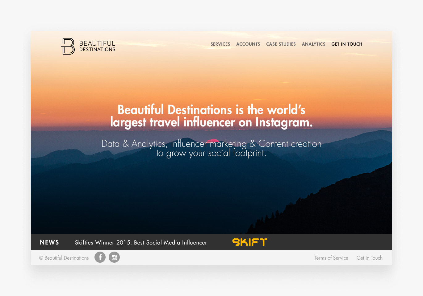 Beautiful Destinations - Website