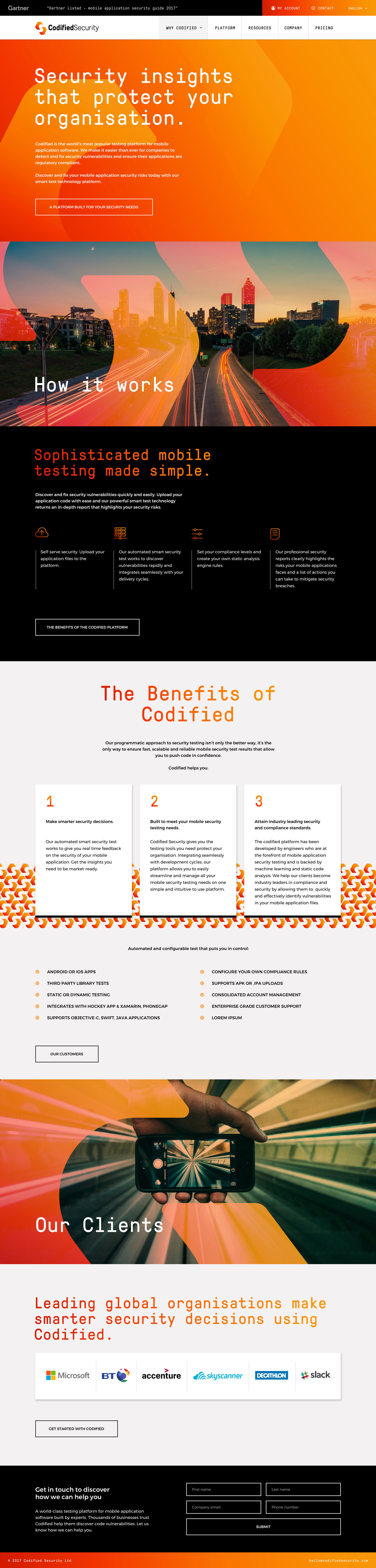 Codified Security - Website